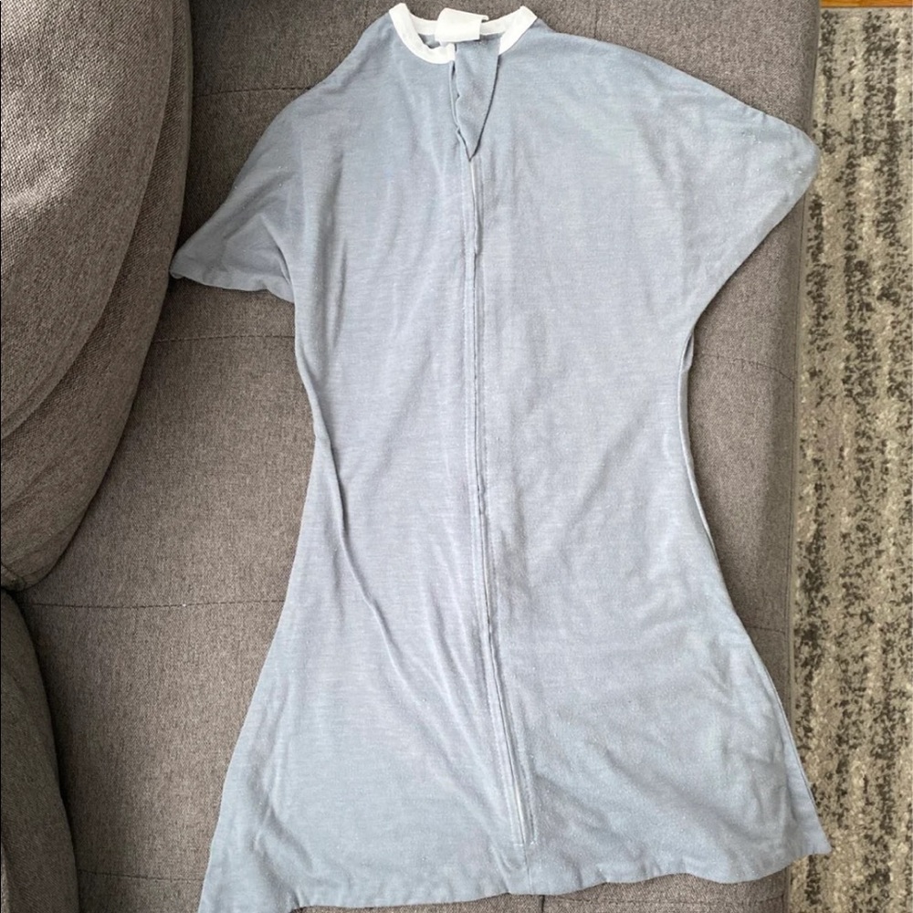 Gray zippadee zip swaddle